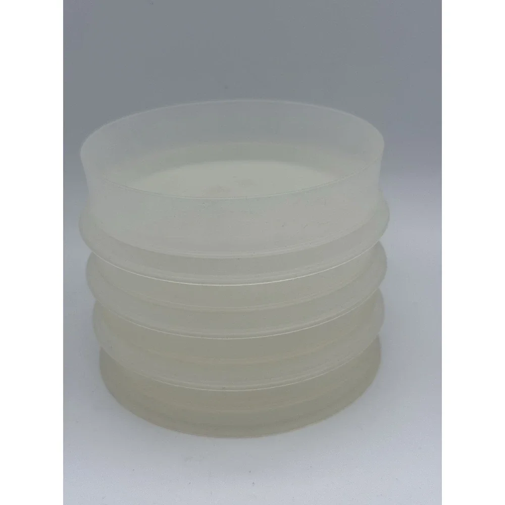 4‎ TUPPERWARE 882-6 - 4 Inch Burger Press Freezer Patty Keeper w/ Press No Lids